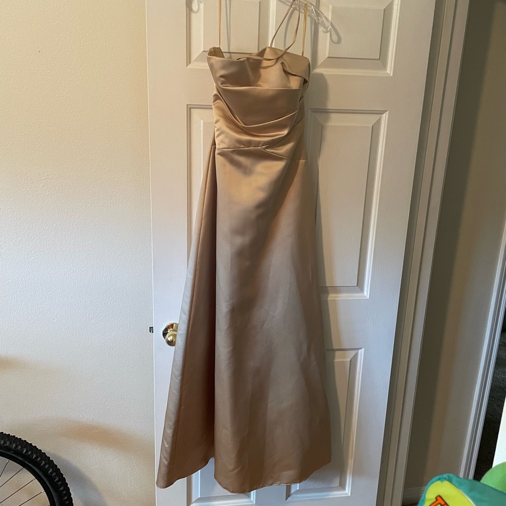 Gold formal dress size 8